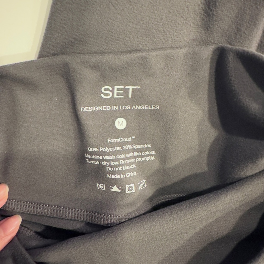 SET Active Formcloud Dark Gray Charcoal Leggings - image 2